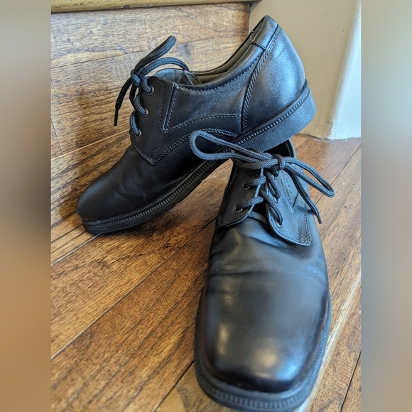 GEOX respira boys black dress shoes Size 36 - Picture 11 of 11